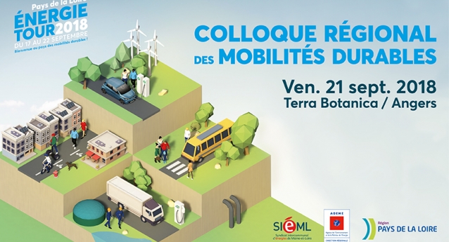 Colloque régional des mobilités durables le vendredi 21 septembre 2018 de 9 h à 16 h 30 à Terra Botanica Angers